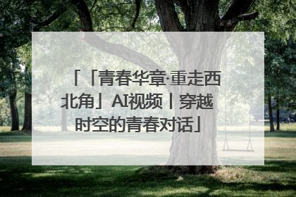 「青春华章·重走西北角」AI视频丨穿越时空的青春对话