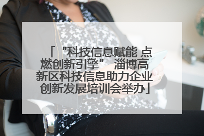 “科技信息赋能 点燃创新引擎” 淄博高新区科技信息助力企业创新发展培训会举办