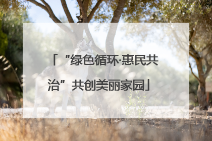 “绿色循环·惠民共治”共创美丽家园