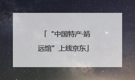 “中国特产·靖远馆”上线京东