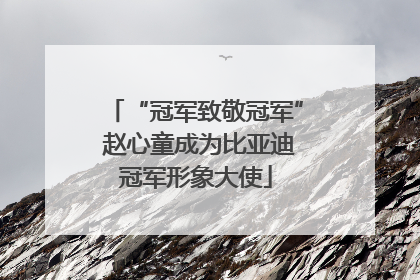 “冠军致敬冠军” 赵心童成为比亚迪冠军形象大使