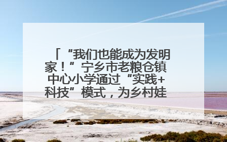 “我们也能成为发明家！”宁乡市老粮仓镇中心小学通过“实践+科技”模式，为乡村娃探索教育新路径
