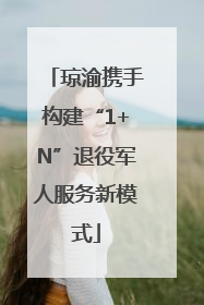 琼渝携手构建“1+N”退役军人服务新模式