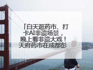 白天逛药市、打卡AI非遗场景，晚上看非遗大戏！天府药市在成都彭州开幕