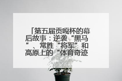 第五届贡嘎杯的幕后故事：逆袭“黑马”、常胜“将军”和高原上的“体育奇迹”丨微纪录