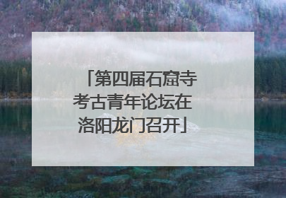 第四届石窟寺考古青年论坛在洛阳龙门召开