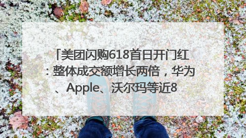 美团闪购618首日开门红：整体成交额增长两倍，华为、Apple、沃尔玛等近800个品牌翻倍增长