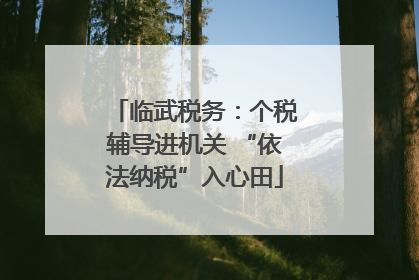 临武税务：个税辅导进机关 “依法纳税”入心田