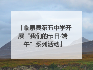 临泉县第五中学开展“我们的节日·端午”系列活动