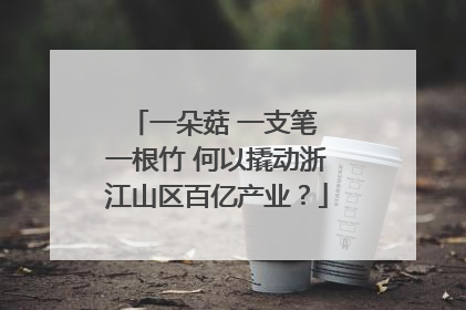 一朵菇 一支笔 一根竹 何以撬动浙江山区百亿产业？