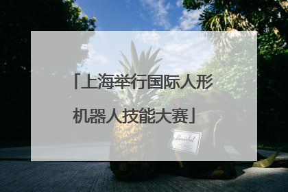 上海举行国际人形机器人技能大赛