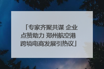 专家齐聚共谋 企业点赞助力 郑州航空港跨境电商发展引热议