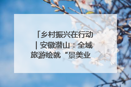 乡村振兴在行动｜安徽潜山：全域旅游绘就“景美业兴民富”新画卷