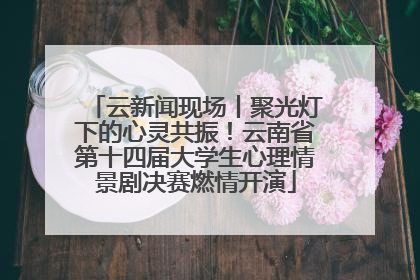 云新闻现场丨聚光灯下的心灵共振！云南省第十四届大学生心理情景剧决赛燃情开演