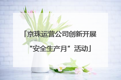 京珠运营公司创新开展“安全生产月”活动