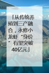 从传统养殖到三产融合，永修小龙虾“身价”有望突破40亿元