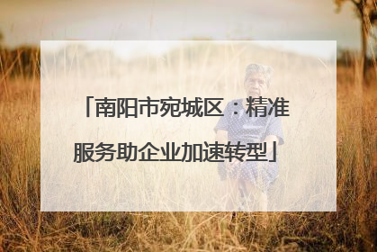 南阳市宛城区：精准服务助企业加速转型