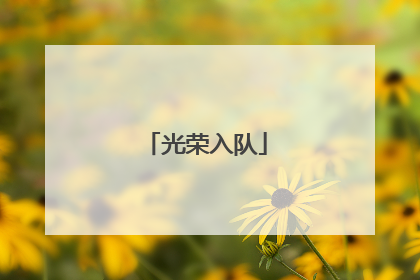 光荣入队