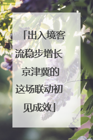 出入境客流稳步增长 京津冀的这场联动初见成效