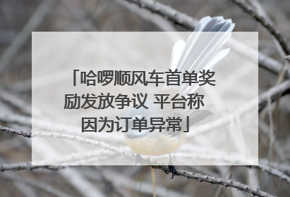 哈啰顺风车首单奖励发放争议 平台称因为订单异常