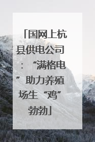 国网上杭县供电公司：“满格电”助力养殖场生“鸡”勃勃
