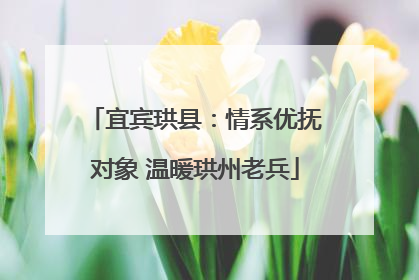 宜宾珙县：情系优抚对象 温暖珙州老兵