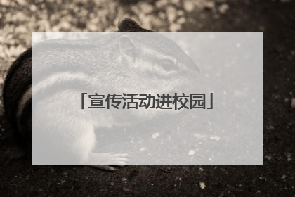 宣传活动进校园