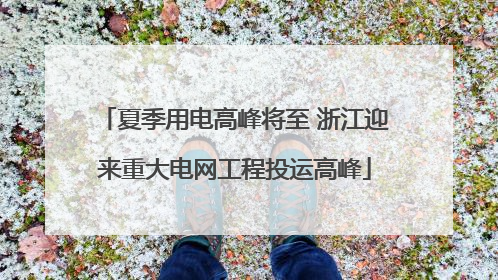 夏季用电高峰将至 浙江迎来重大电网工程投运高峰