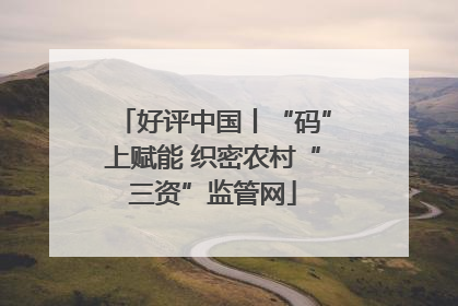 好评中国丨“码”上赋能 织密农村“三资”监管网