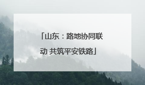 山东：路地协同联动 共筑平安铁路
