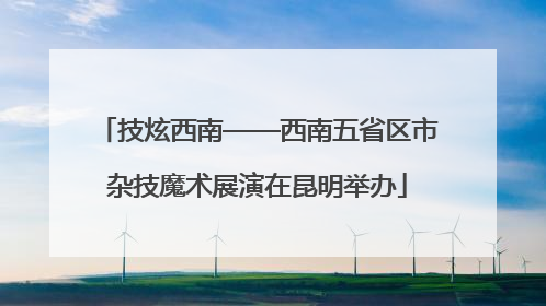 技炫西南——西南五省区市杂技魔术展演在昆明举办