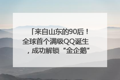 来自山东的90后！全球首个满级QQ诞生，成功解锁“金企鹅”，是继承父亲账号