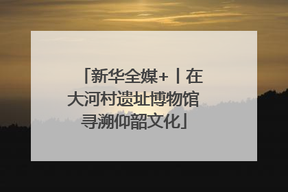 新华全媒+丨在大河村遗址博物馆寻溯仰韶文化