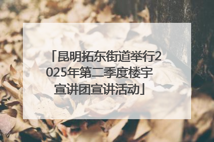 昆明拓东街道举行2025年第二季度楼宇宣讲团宣讲活动