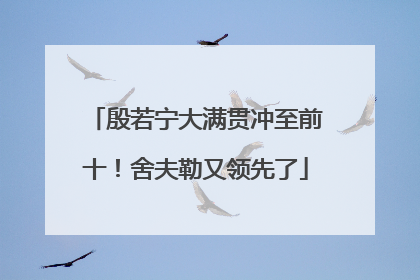 殷若宁大满贯冲至前十！舍夫勒又领先了