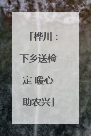 桦川：下乡送检定 暖心助农兴