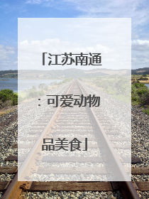 江苏南通：可爱动物品美食
