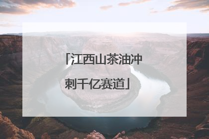 江西山茶油冲刺千亿赛道
