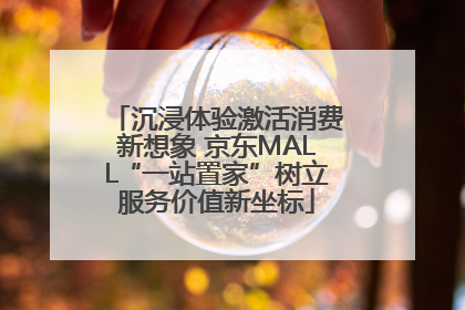 沉浸体验激活消费新想象 京东MALL“一站置家”树立服务价值新坐标
