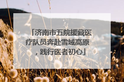 济南市五院援藏医疗队员奔赴雪域高原，践行医者初心