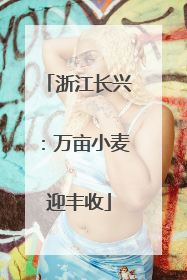 浙江长兴：万亩小麦迎丰收