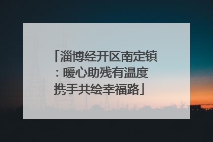 淄博经开区南定镇：暖心助残有温度 携手共绘幸福路