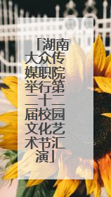 湖南大众传媒职院举行第二十二届校园文化艺术节汇演
