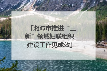 湘潭市推进“三新”领域妇联组织建设工作见成效