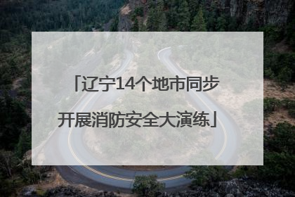 辽宁14个地市同步开展消防安全大演练