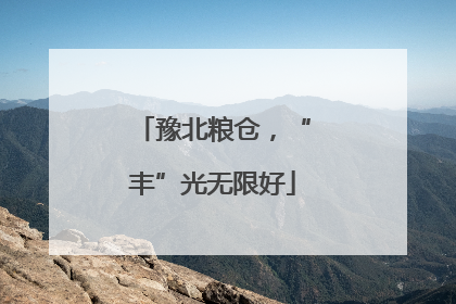 豫北粮仓，“丰”光无限好