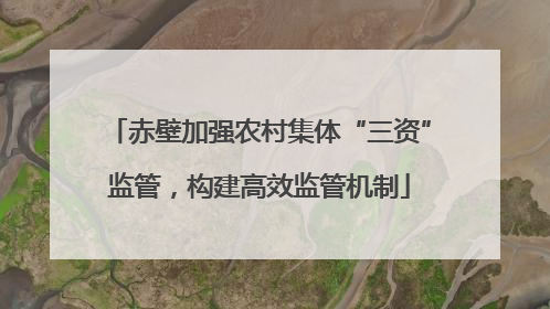 赤壁加强农村集体“三资”监管，构建高效监管机制