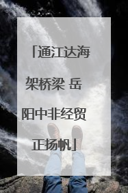 通江达海架桥梁 岳阳中非经贸正扬帆