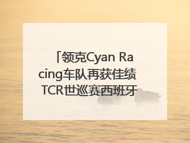 领克Cyan Racing车队再获佳绩 TCR世巡赛西班牙站包揽六座奖杯