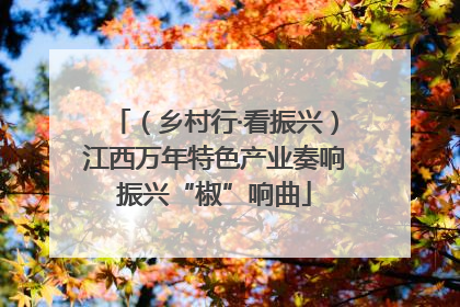 （乡村行·看振兴）江西万年特色产业奏响振兴“椒”响曲